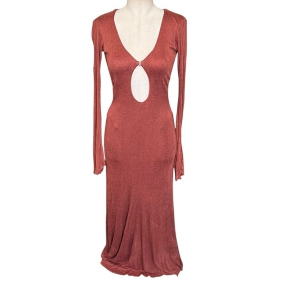 Savannah Morrow Gardenia Maxi Dress in Paprika - Picture 3 of 12